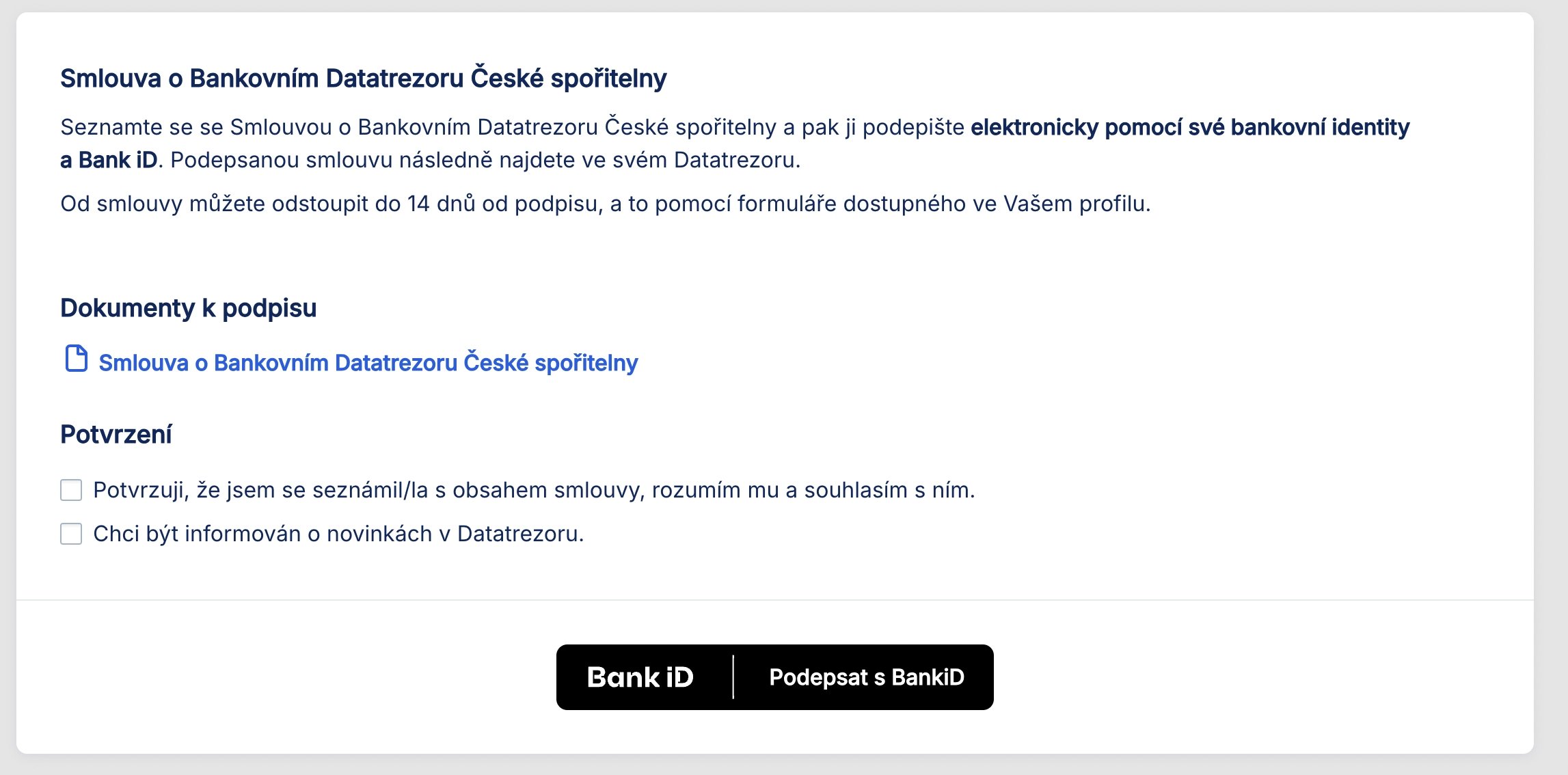Podepište smlouvu