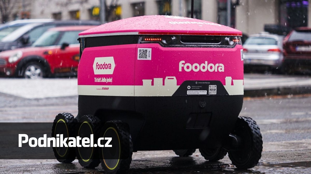V Praze jídlo rozváží roboti. „A kurýři nebudou mít co žrát,“ zní od lidí na sítích