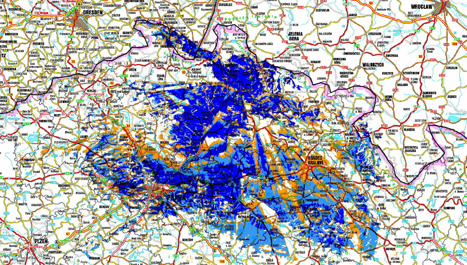 Jablonec - Černá Studnice (kanál 29)