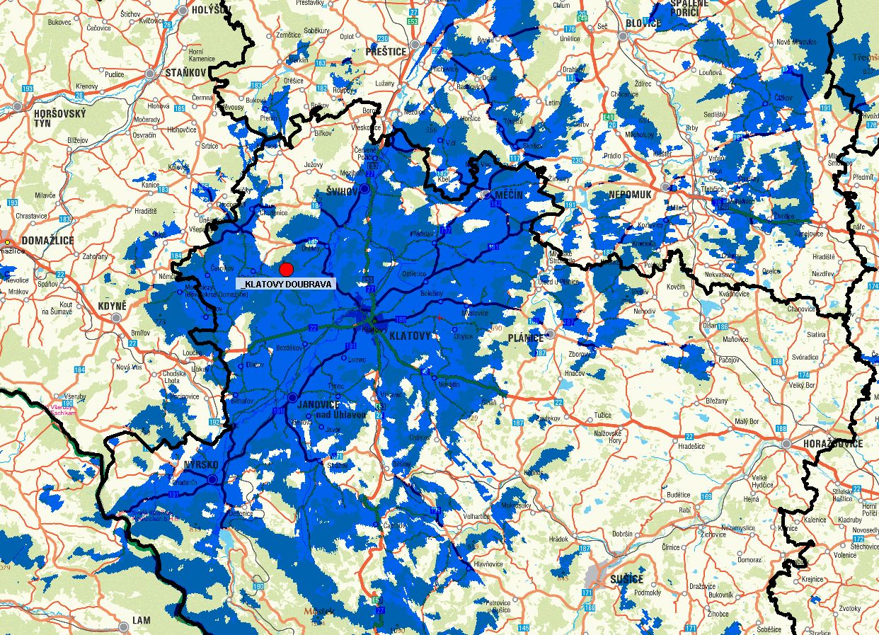Klatovy - Doubrava (kanál 23)