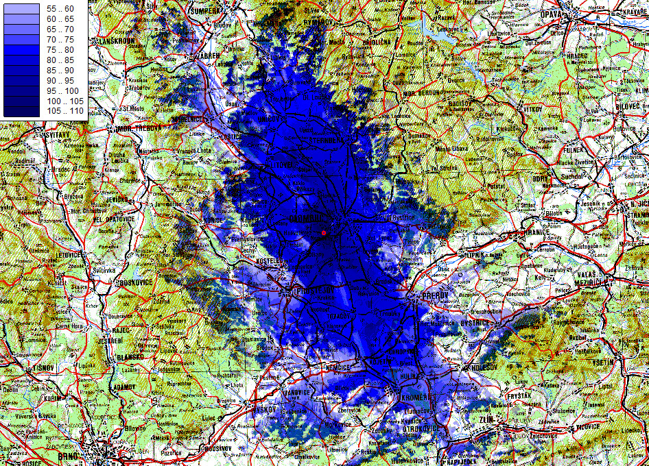 Olomouc - Slavonín (kanál 50)