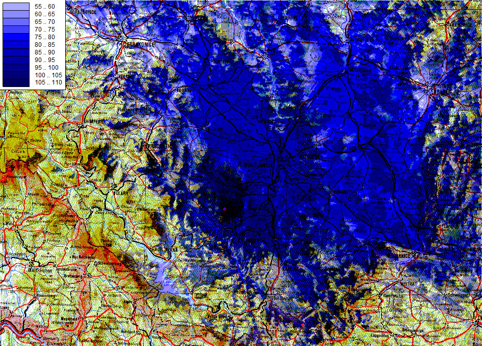 České Budějovice - Kleť (kanál 32)