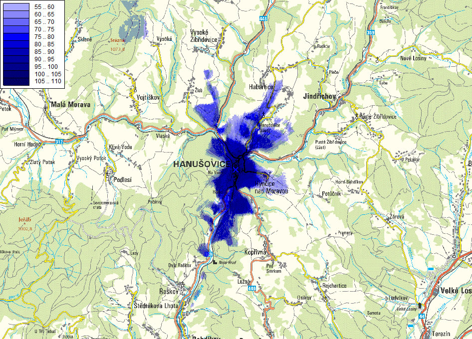 Hanušovice - škola (kanál 48)