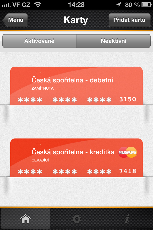 MasterCard Mobile pro iOS