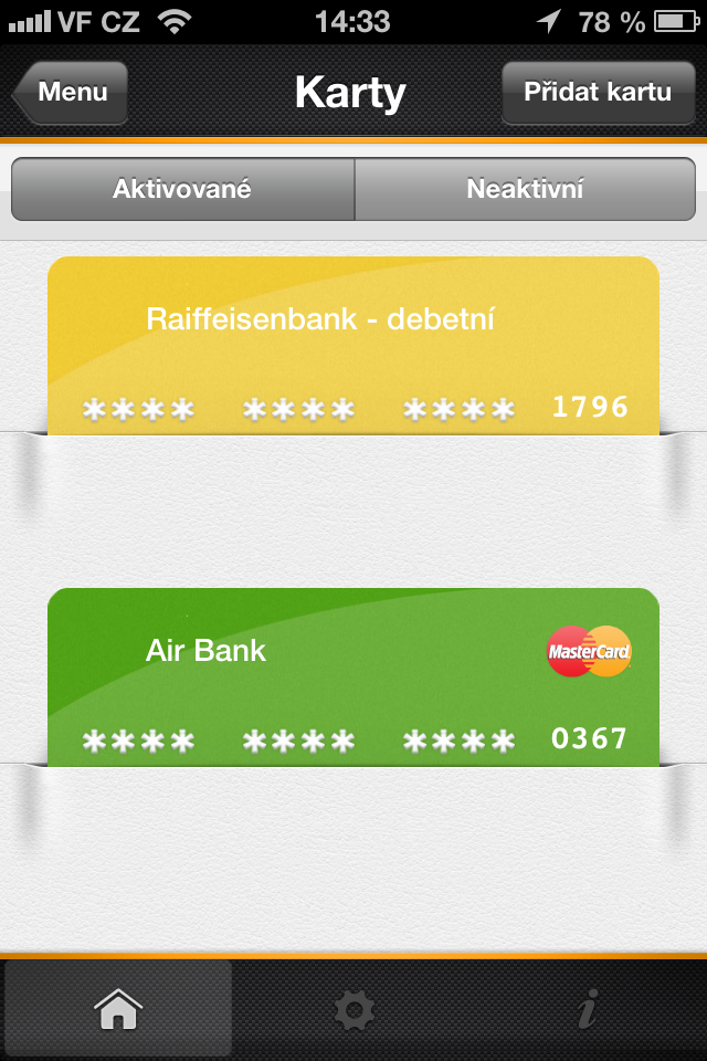 MasterCard Mobile pro iOS