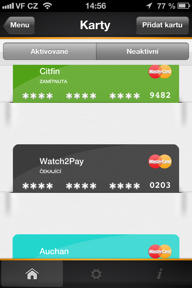 MasterCard Mobile pro iOS