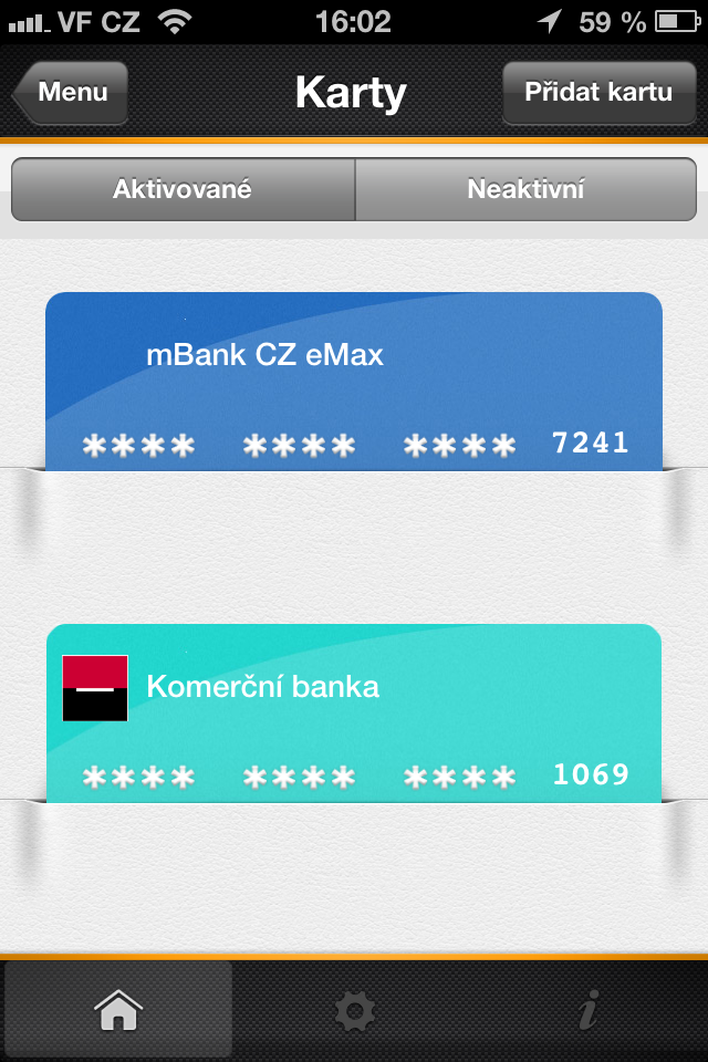 MasterCard Mobile pro iOS