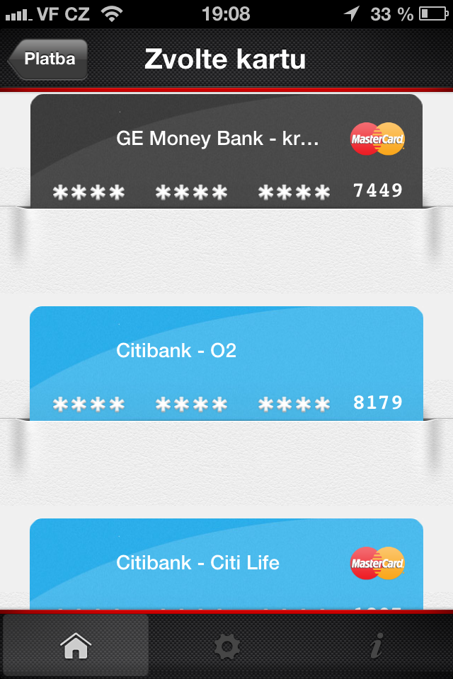 MasterCard Mobile pro iOS