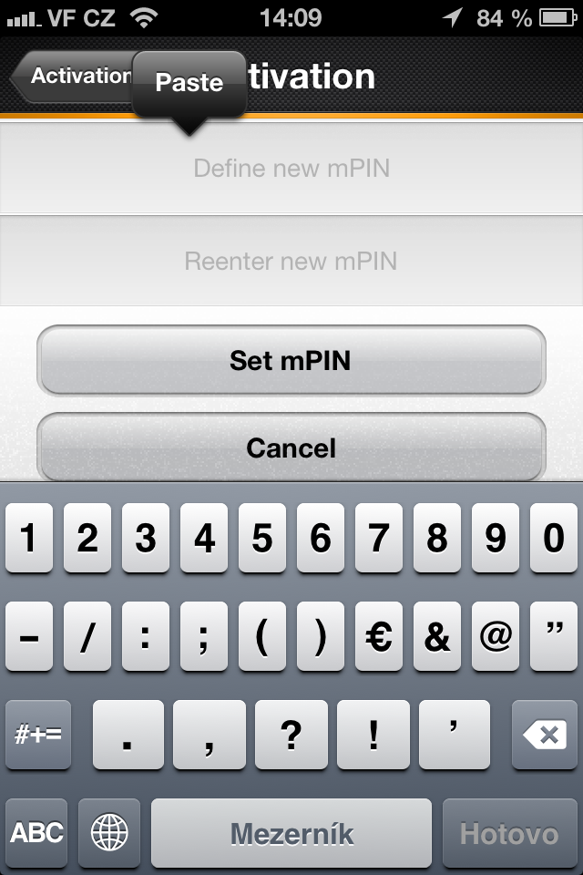 MasterCard Mobile pro iOS