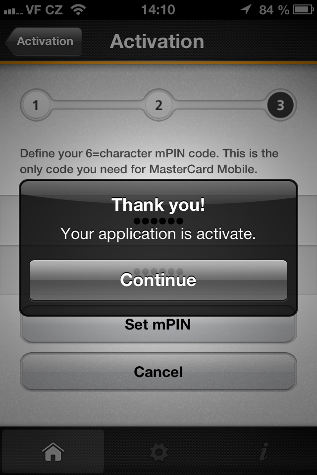 MasterCard Mobile pro iOS