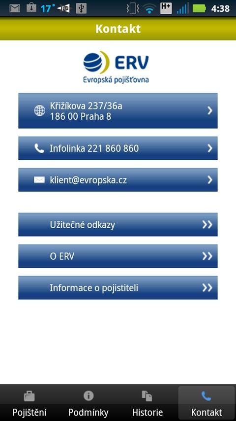 Mobilní aplikace pojišťoven