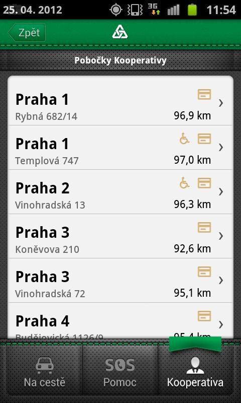 Mobilní aplikace pojišťoven