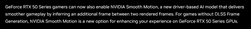 Nvidia Smooth Motion přidáno do ovladačů GeForce