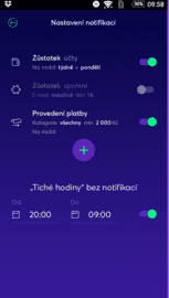 Zadávání plateb.