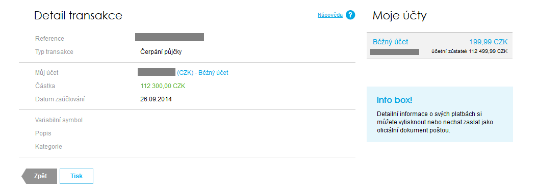 Postup při refinancování úvěru přes Equa bank.