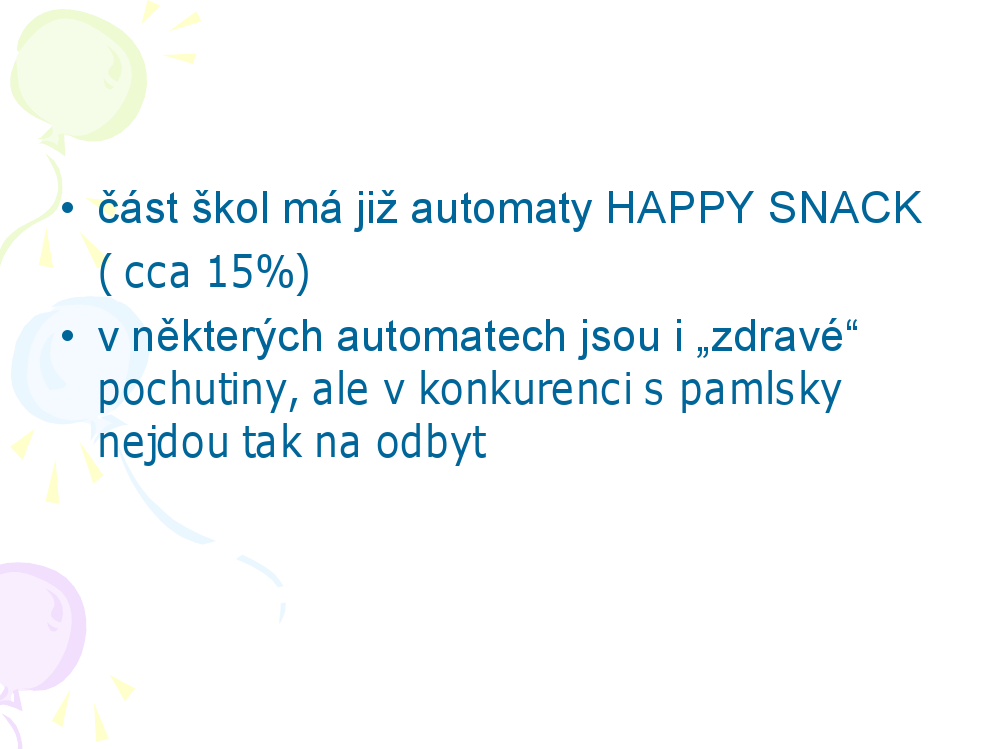 Srovnání stavu automatů a bufetů na brněnských školách, 2009 a 2013