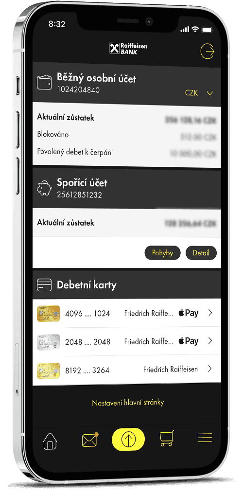 Aplikace mobilního bankovnictví od Raiffeisenbank. Banka ji nabízí pro operační systémy Android, iOS a Harmony. (20. 9. 2022)
