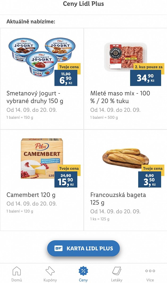 Nový slevový program Lidl Plus