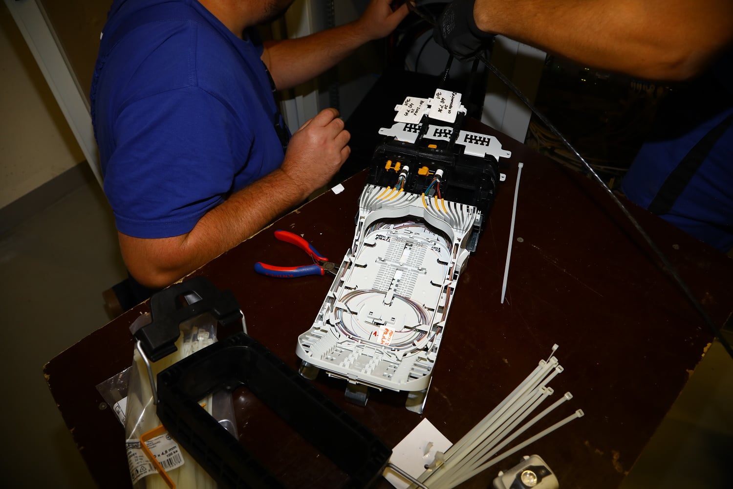 Svařování optických vláken