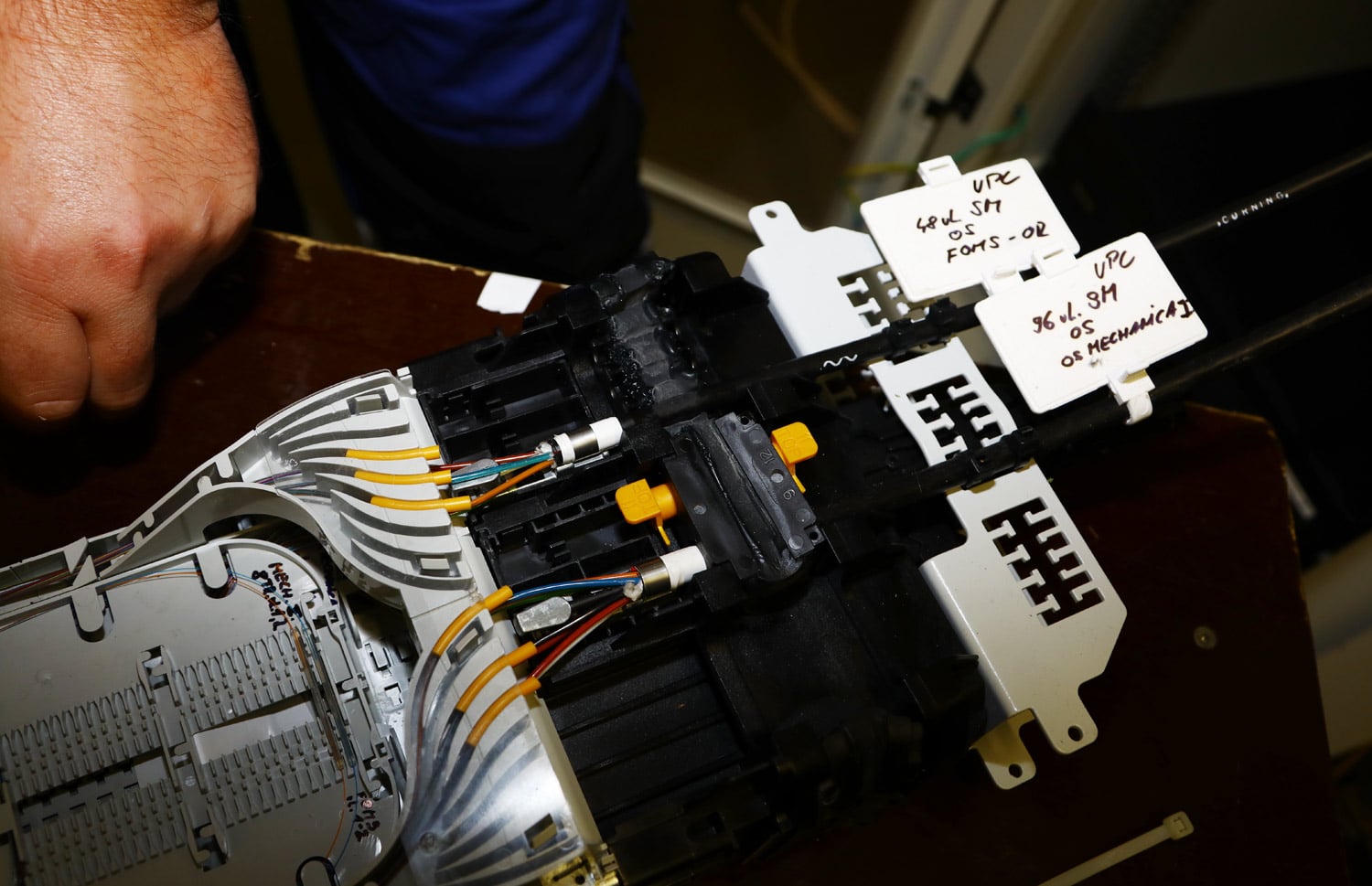 Svařování optických vláken