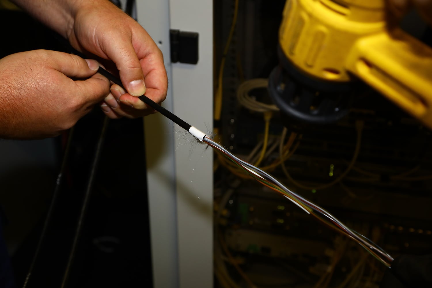 Svařování optických vláken