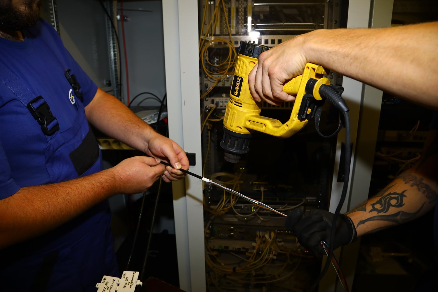 Svařování optických vláken