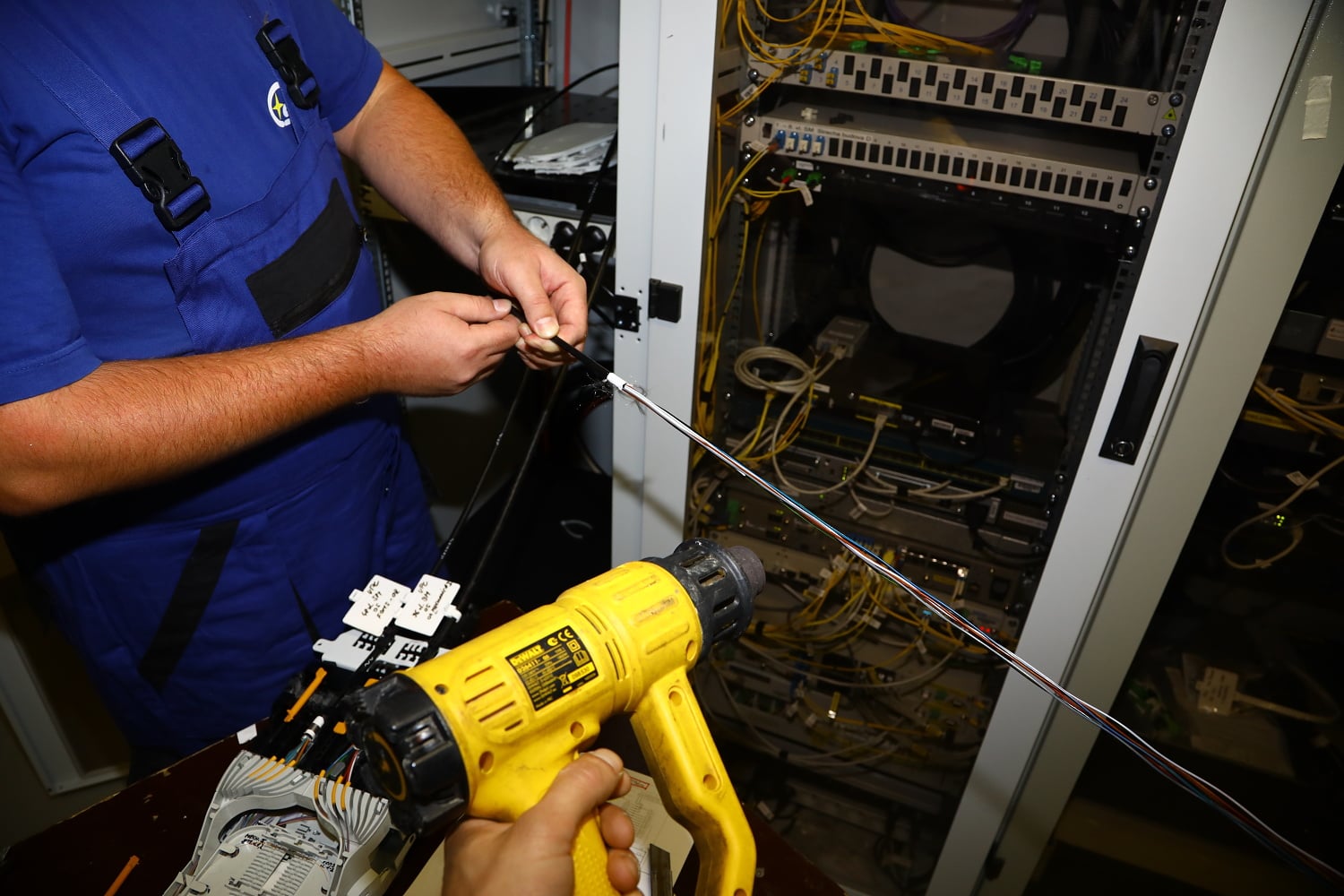 Svařování optických vláken