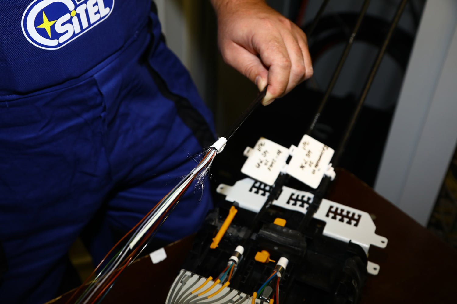 Svařování optických vláken