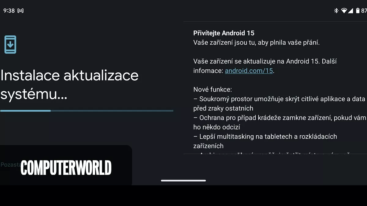 Google nasazuje Android 15. Co v něm najdete?