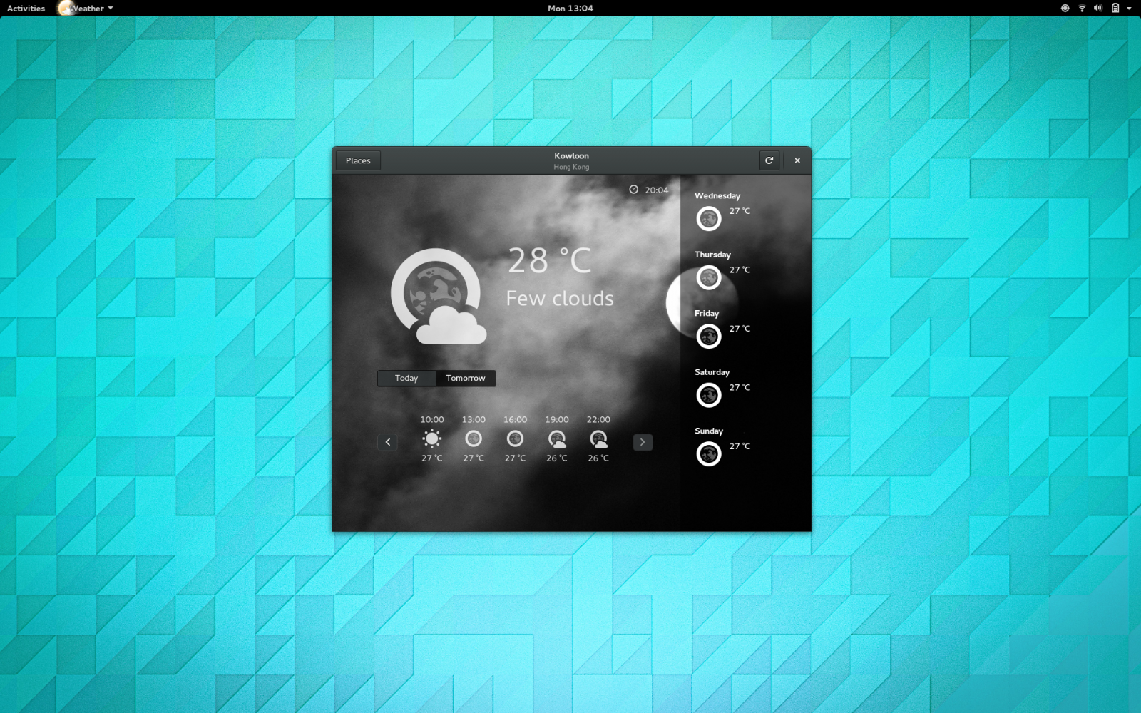 A ještě jednou nový design. U Počasí se povedl velmi.