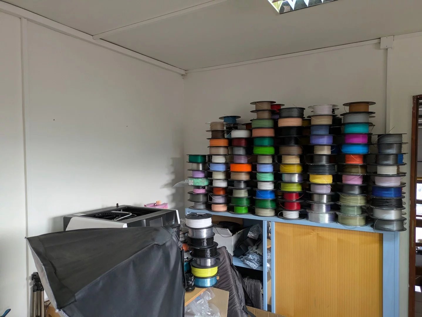 Nesmí chybět pořádná zásoba filamentů