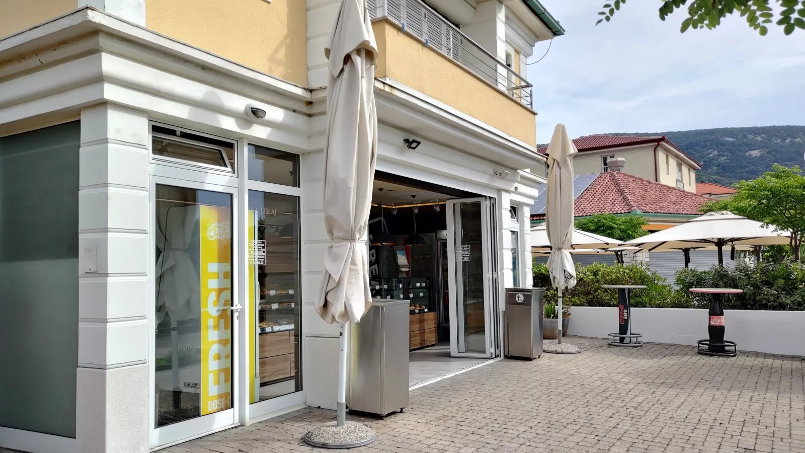 Ceny jídel v restauracích. Baška, Krk, Rijeka. Chorvatsko. (9. 6. 2024)