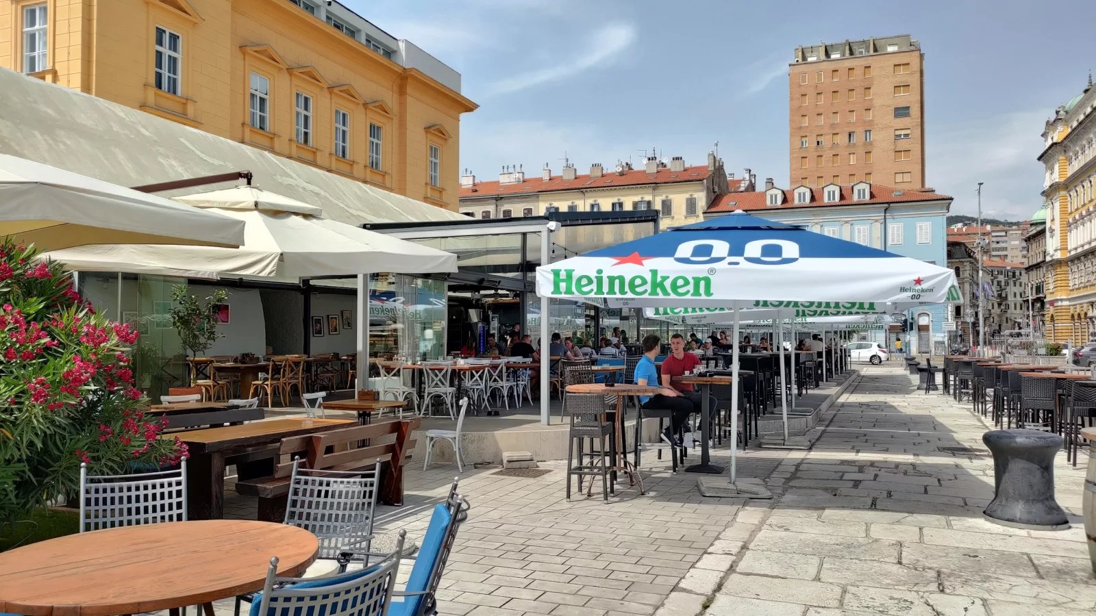 Ceny jídel v restauracích. Baška, Krk, Rijeka. Chorvatsko. (9. 6. 2024)