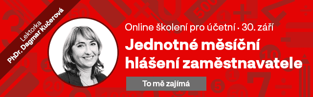 Školení pro účetní - podzimní novinky