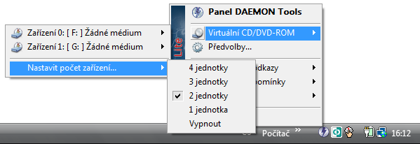 <p>Změna počtu virtuálních mechanik je otázkou několika sekund</p>