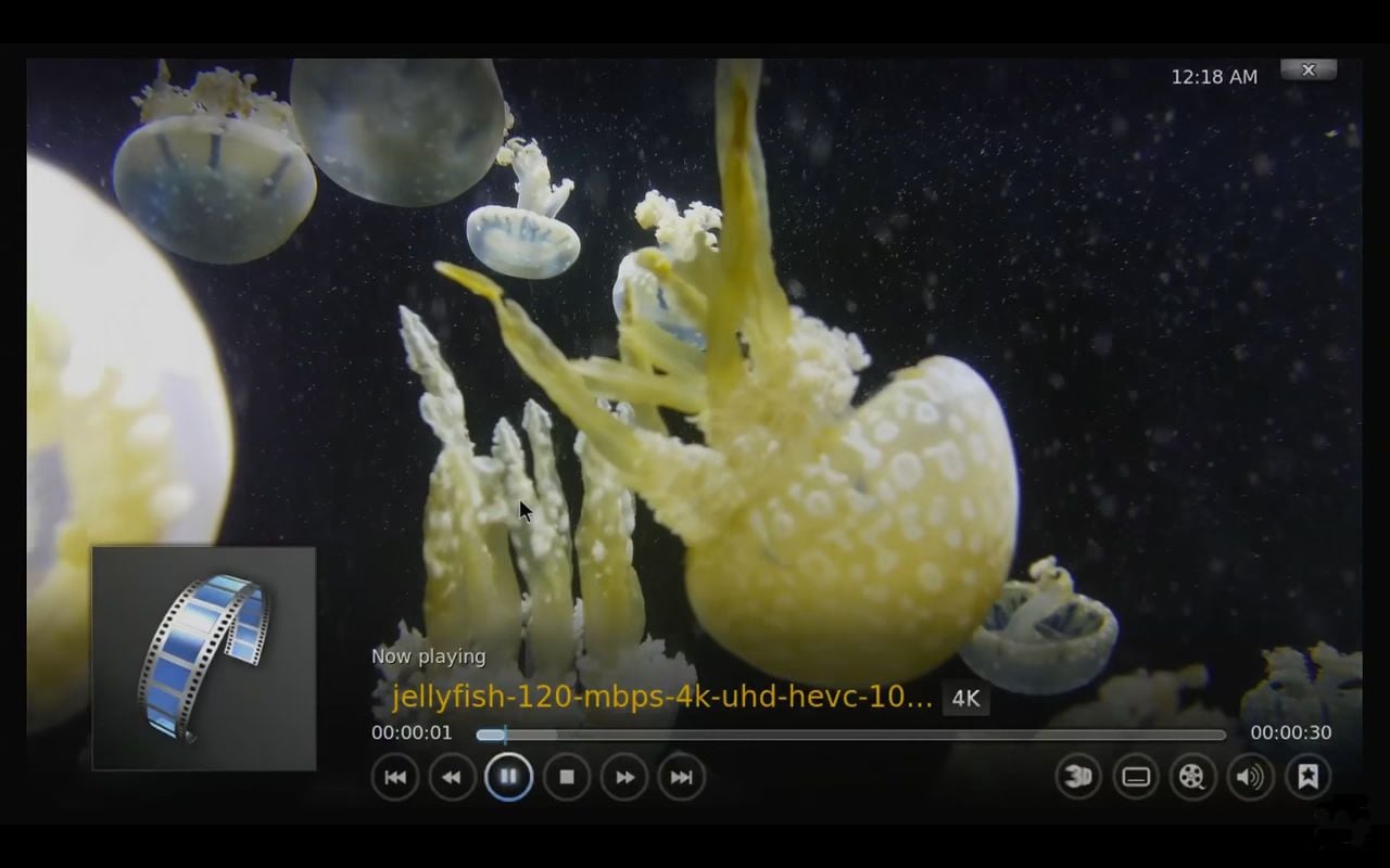 Přehrávání video souborů MX9 max