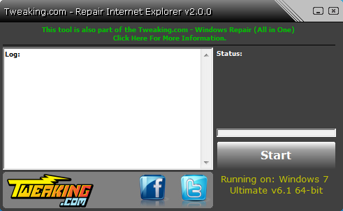 S programem Repair Internet Explorer můžete opravit tento prohlížeč v případě chybného chování