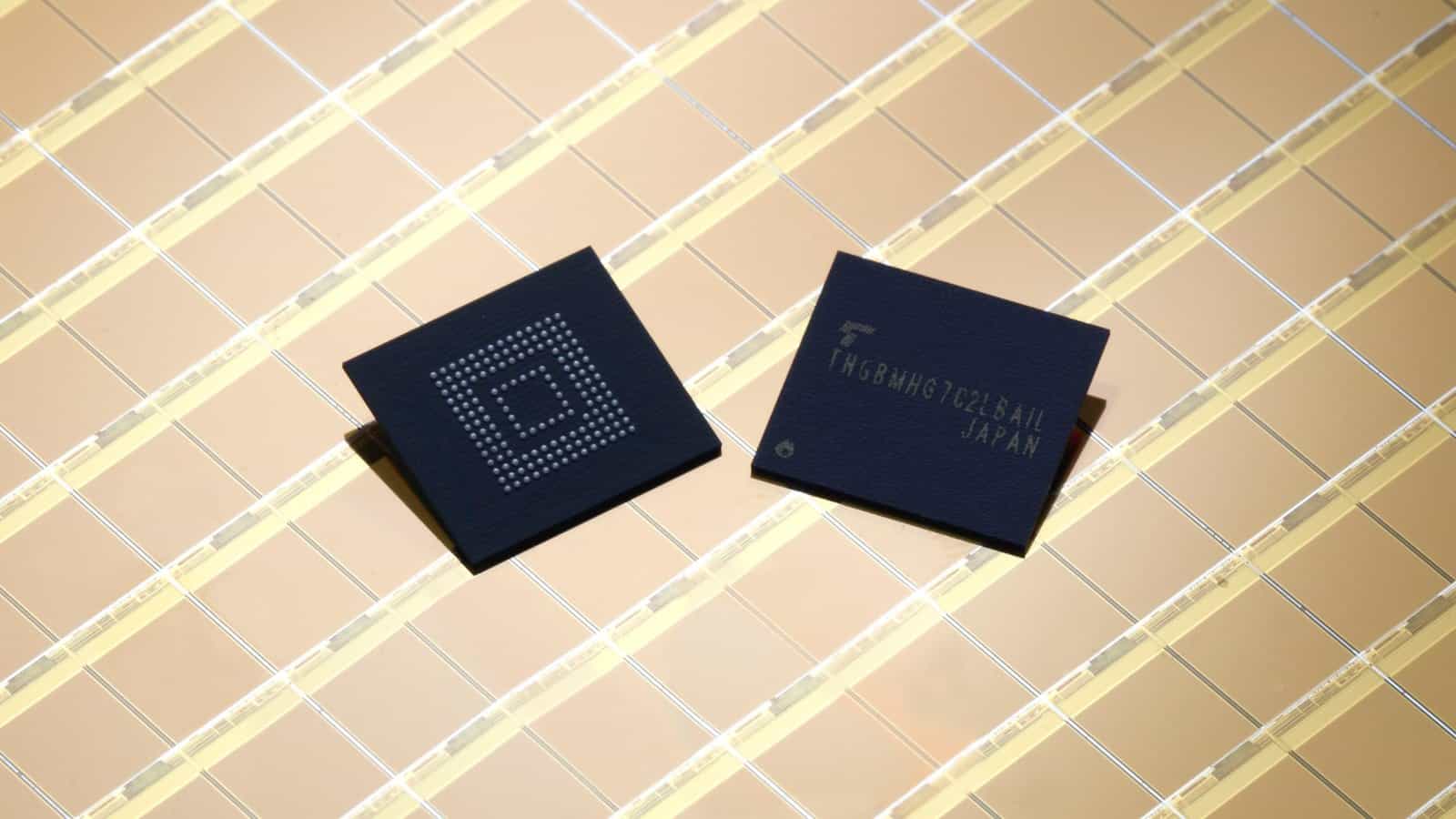 NAND Flash od Toshiby / Kioxia, čipy eMMC