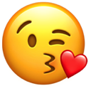 emoji polibek
