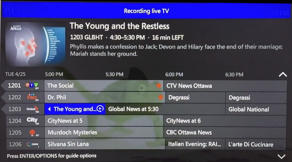 Nahrávání a PVR služby Bell Fibe