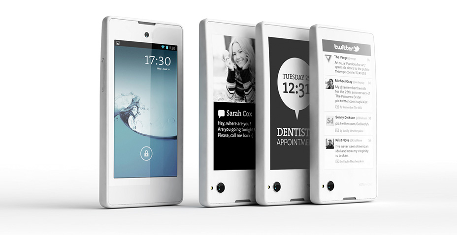 YotaPhone: telefon s e-ink displejem na zádech