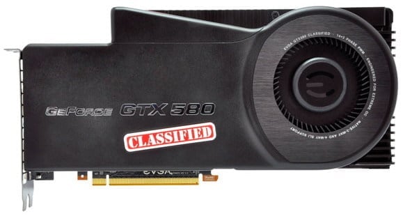 EVGA GeForce GTX 580 Classified Ultra