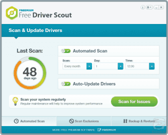 Free Driver Scout zaktualizuje ovladače hardwaru ve vašem počítači