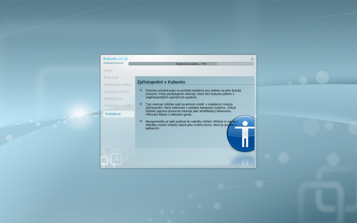 Kubuntu 10.10 - instalace 2
