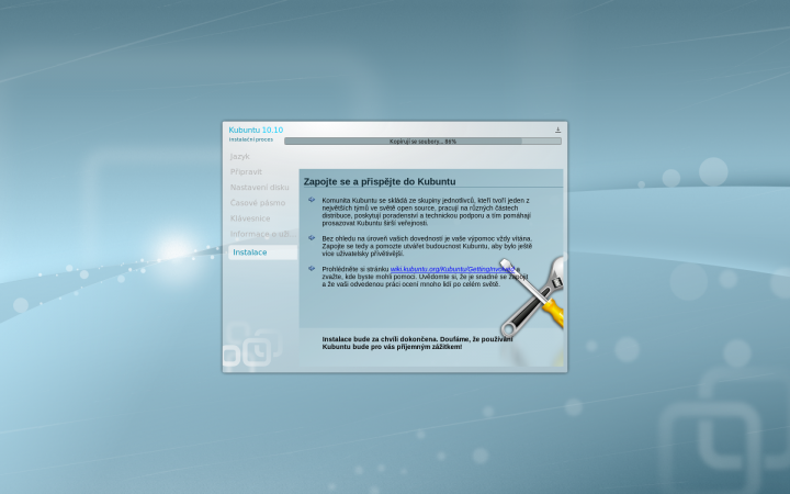 Kubuntu 10.10 - instalace 2