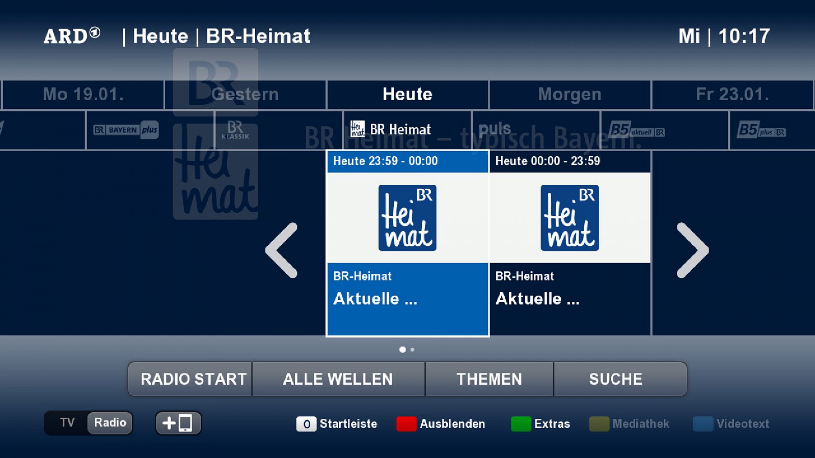 Nový okruh bavorského veřejnoprávního rozhlasu BR Heimat