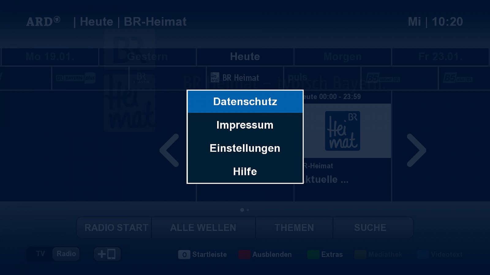 Nový okruh bavorského veřejnoprávního rozhlasu BR Heimat