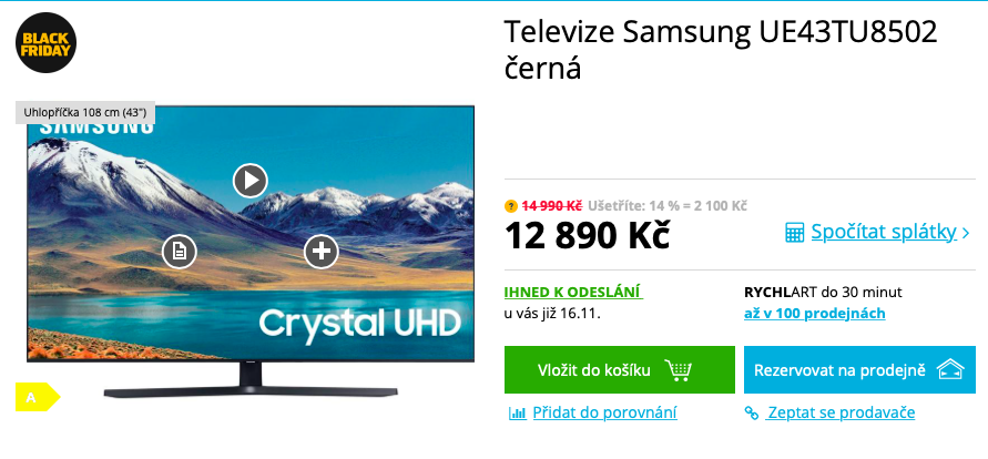 Rozdíl ve slevách na Datart.cz