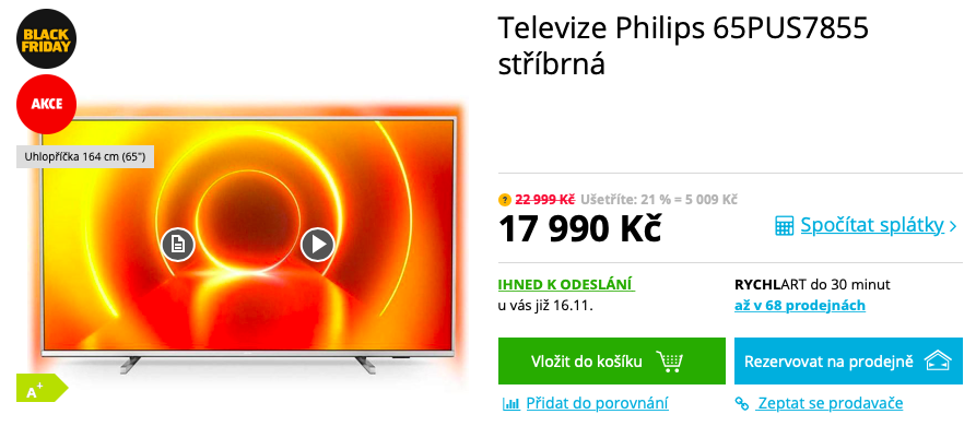 Rozdíl ve slevách na Datart.cz