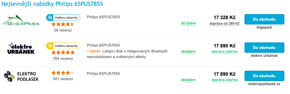 Rozdíl ve slevách na Datart.cz